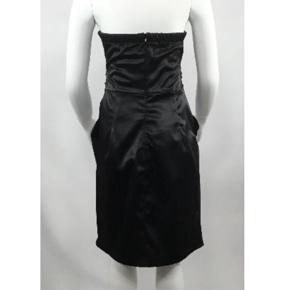 Eclipse Strapless Satin Dress - Picture 5 of 5